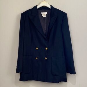 Vintage Escada Margaretha Ley Black Piacenza Blazer